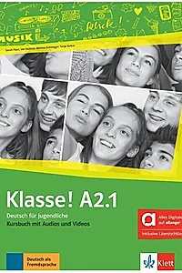 Klasse! A2.1. Kursbuch mit Audios und Videos inklusive Lizenzschlüssel allango (24 Monate)