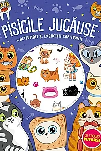Pisicile jucăuşe - stickere pufoase