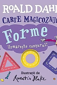 O carte magicozaură. Forme. Urmărește conturul!