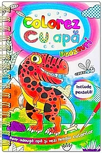 Colorez cu apă - Dinozauri