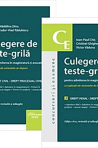 Culegere de teste-grilă pentru admiterea în magistratură și avocatură
