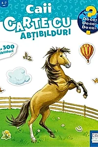 Caii - carte cu abțibilduri