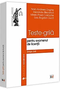 Teste-grilă pentru examenul de licență. Drept civil