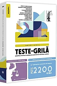 Teste-grilă, minispețe pentru examenele de admitere în profesiile juridice. Drept civil. 2025