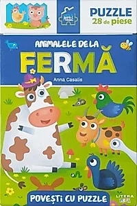 Povești cu puzzle. Animalele de la fermă