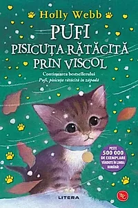 Pufi, pisicuța rătăcită prin viscol