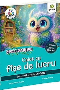 Caiet de fișe de lucru, grupa mijlocie