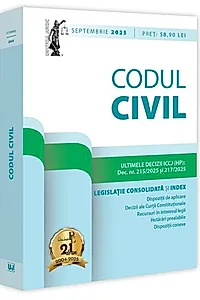 Codul civil: septembrie 2025