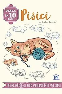 Desen în 10 pași. Pisici