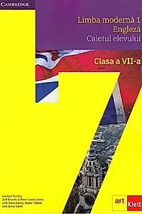 Limba modernă 1. Engleză. Caietul elevului + CD. Clasa a VII-a. THINK WORKBOOK