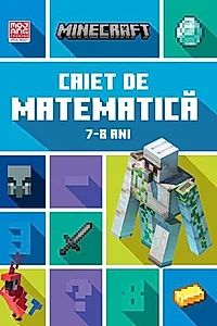 Minecraft - Caiet de matematică 7-8 ani