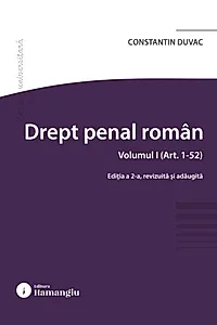 Drept penal român. Vol. (Art. 1-52)