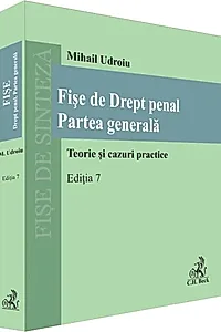 Fișe de Drept penal. Partea generală
