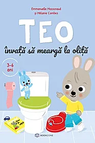 Teo învață să meargă la oliță