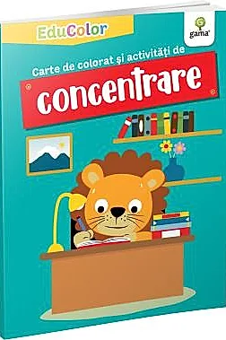 Carte de colorat și activități de concentrare