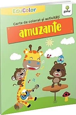 Carte de colorat și activități amuzante