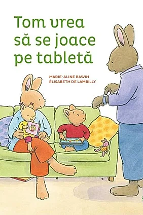 Tom vrea să se joace pe tabletă