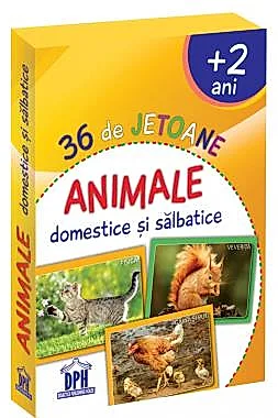 36 de Jetoane - Animale domestice si salbatice