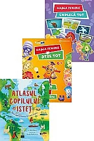 Atlasul copilului istet + Gasca Fixiki explica tot + Gasca Fixiki stie tot