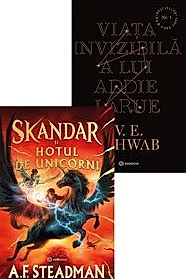 Skandar si hotul de unicorni - Hardcover + Viata invizibila a lui Addie LaRue