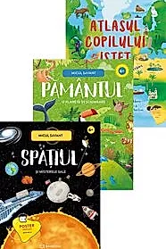 Spatiul si Pamantul + Atlasul copilului istet