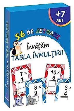 56 de Jetoane - Invatam - Tabla inmultirii