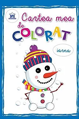 Cartea mea de colorat - Iarna
