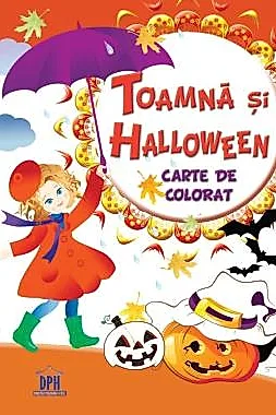 Cartea mea de colorat - Toamna si Halloween
