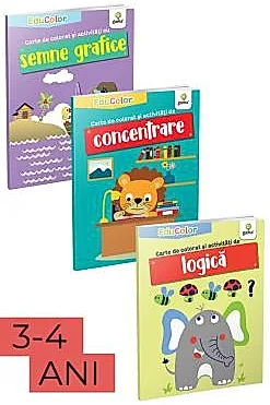 Pachet Carti de colorat si alte activitati pentru copii 2