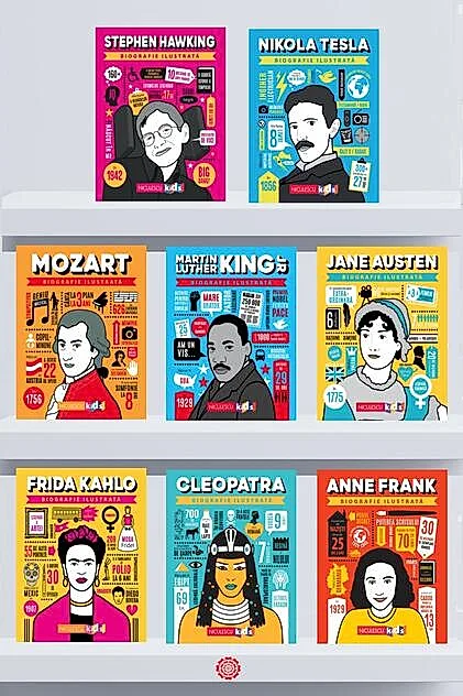 Pachet Seria Biografie ilustrată