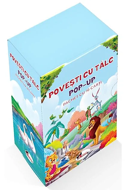 Poveşti cu tâlc pop-up. Cutie cu 10 cărţi