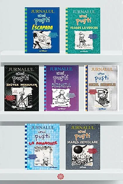 Pachet Seria Jurnalul unui puști II (Incomplet)