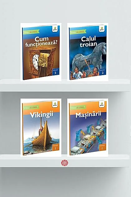 Pachet Vreau să citesc, Nivelurile 1-2 (Incomplet)