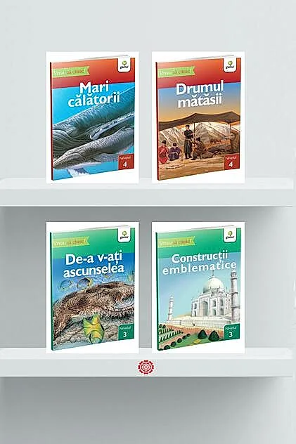 Pachet Vreau să citesc, Nivelurile 3-4 (Incomplet)