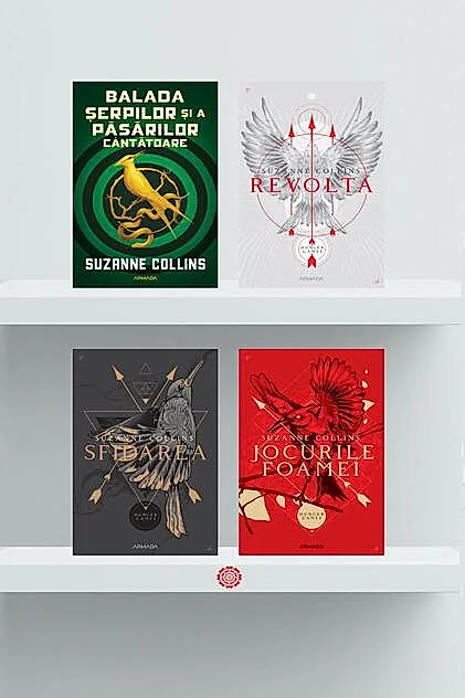 Pachet Serie Jocurile foamei – Suzanne Collins (Vol. 1–4)