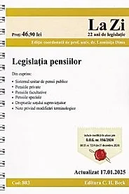 Legislatia pensiilor Act.17 ianuarie 2025 Ed.Spiralata