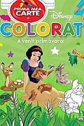 Prima mea carte de colorat. A venit primavara!