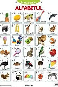 Descopera! Alfabetul limbii romane (planse educationale)
