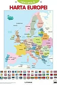Descopera! Harta Europei (planse educationale)
