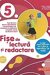 Fise de lectura si redactare. Clasa a V-a