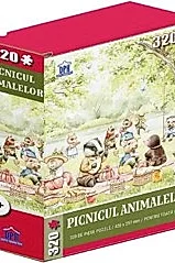 Puzzle 320 piese. Picnicul animalelor