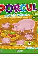 Porc. Carte de colorat cu jocuri si activitati