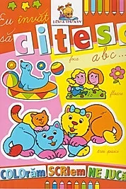 Eu invat sa citesc. Carte de colorat