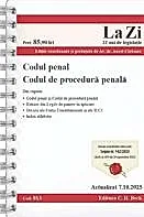 Codul penal. Codul de procedura penala Act. 7 Octombrie 2025 Ed. Spiralata