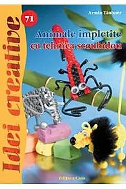 Idei creative 71 - Animale impletite cu tehnica scoubidou