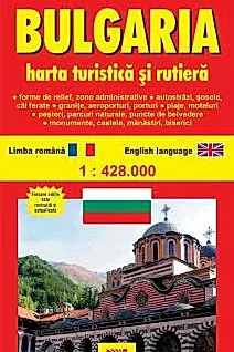 Bulgaria. Harta turistica si rutiera