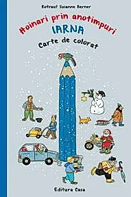 Carte de colorat - Hoinari prin anotimpuri. Iarna