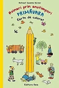 Carte de colorat - Hoinari prin anotimpuri. Primavara