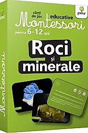 Roci si minerale. Carti de joc Montessori pentru 6-12 ani
