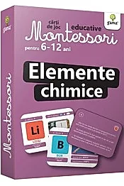 Elemente chimice. Carti de joc Montessori pentru 6-12 ani